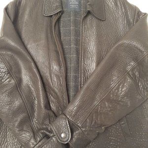 Nautica Men Leather Jacket